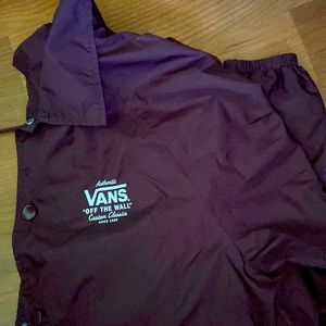 Van’s brand windbreaker